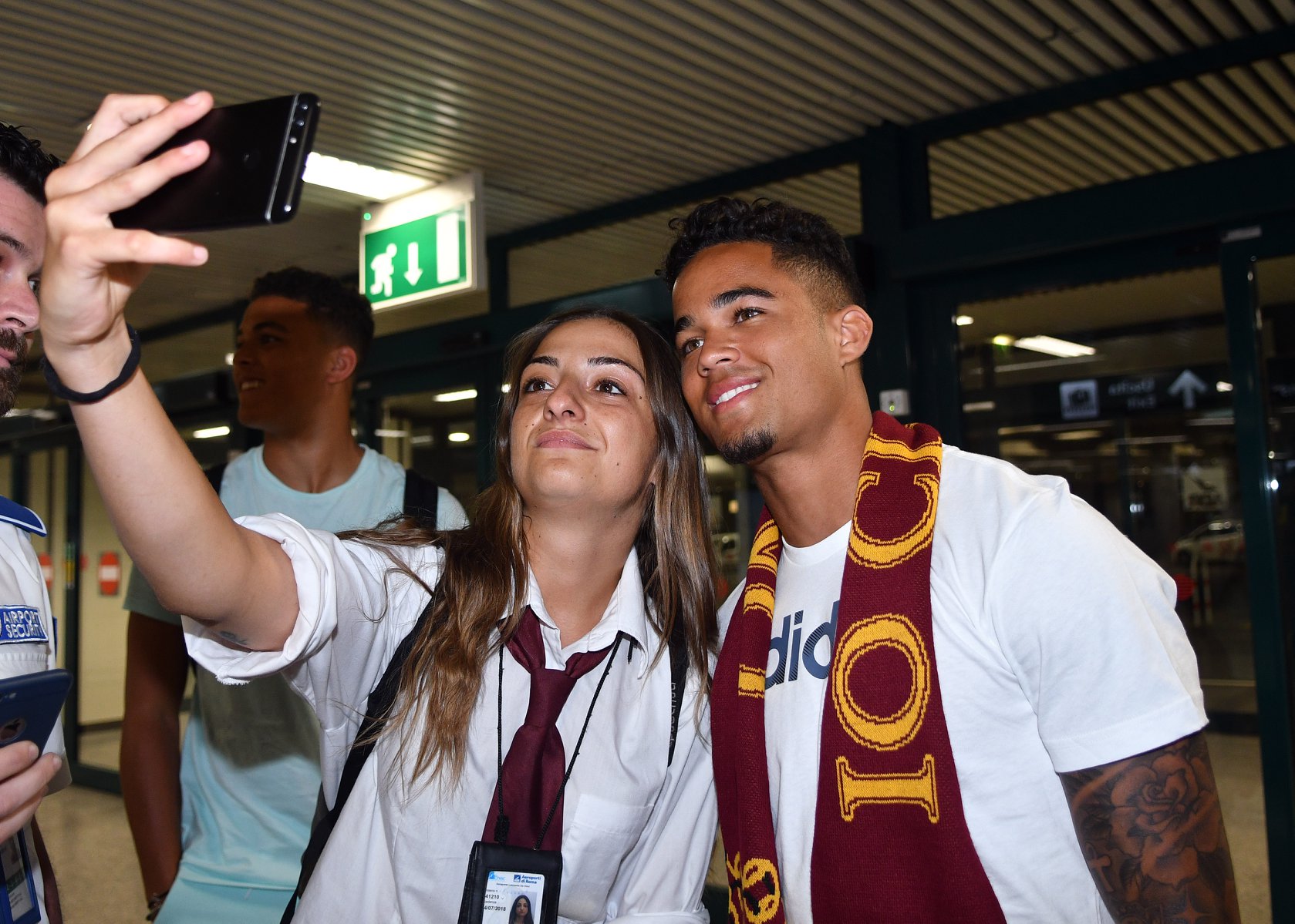 Justin Kluivert will wear the No. 34 shirt for Roma next season