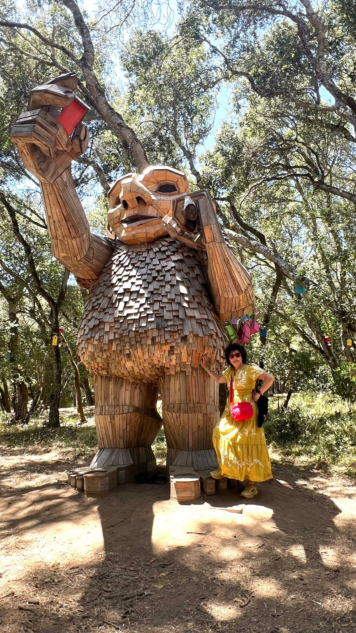 Filoli garden trolls exhibit in Woodside, CA