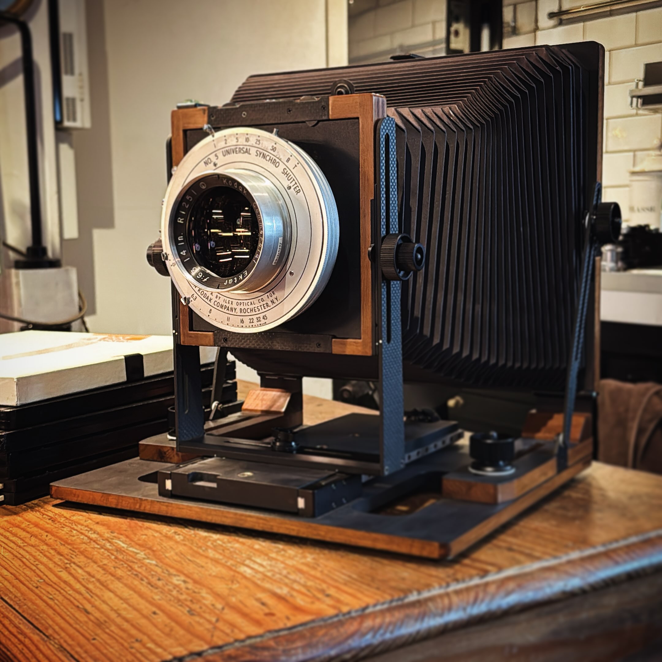 ディアドルフ Foto:Mutori - とても珍しい4x5専用ディアドルフ、Baby Deardorffも