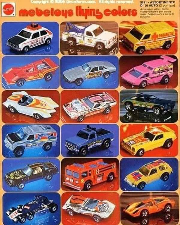 Collectors…Let's flash back to 1975! 🌈 Hot Wheels Flying Colors