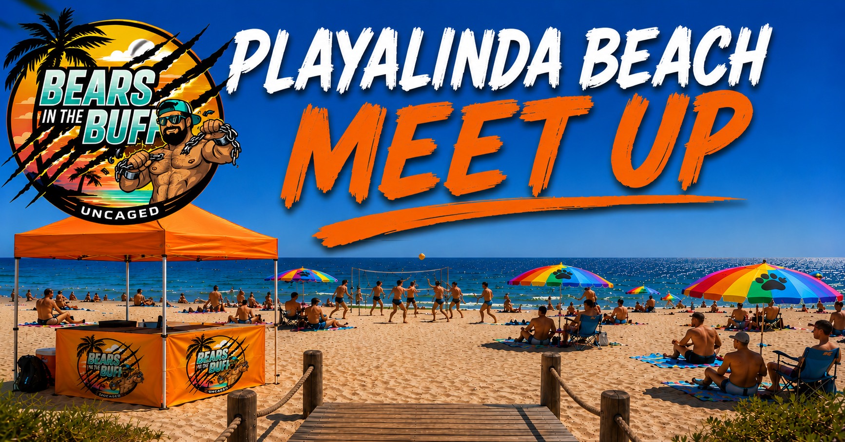 Playalind Beach Meet Up hosted by Bear In The Buff