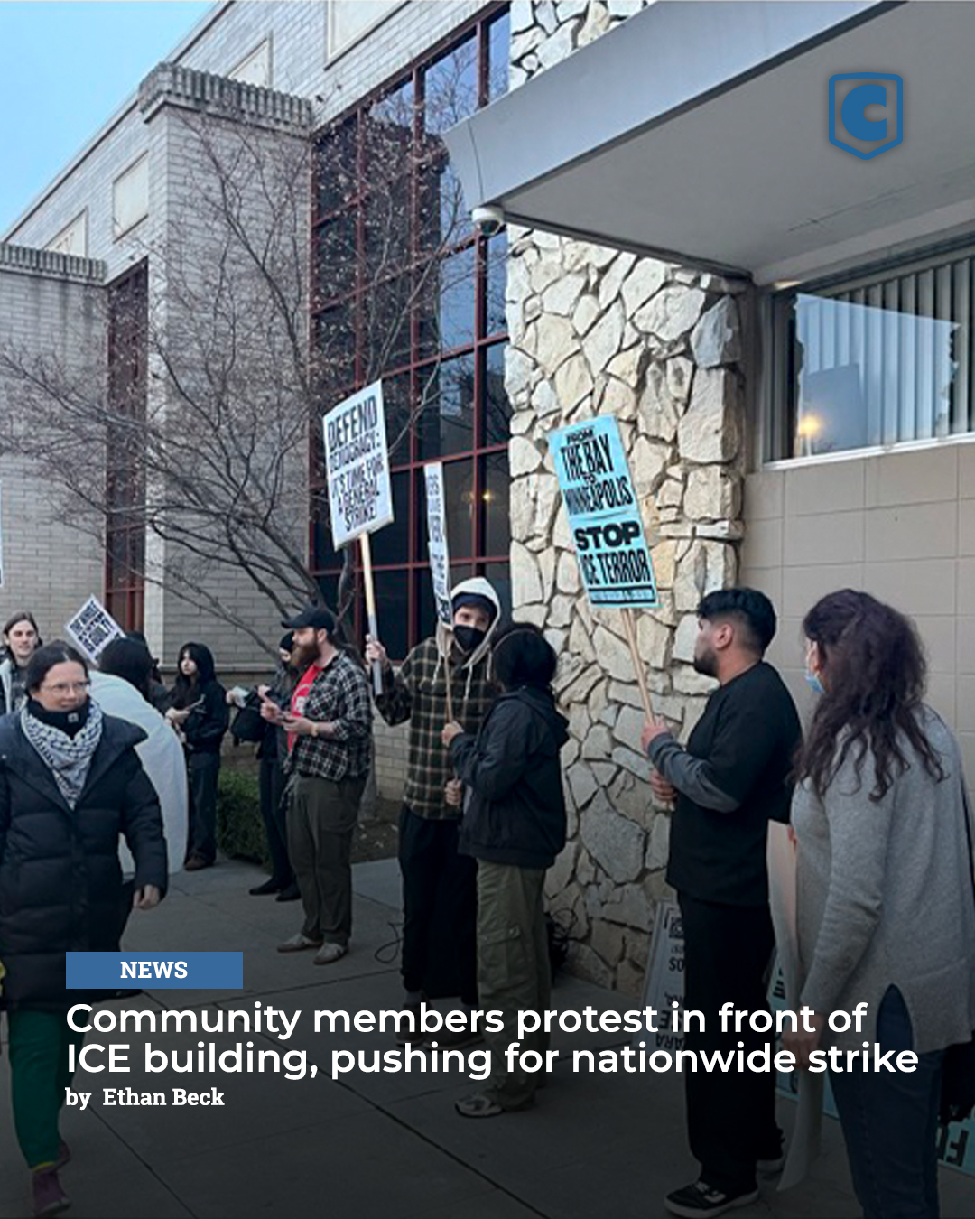 The Fresno - Over 50 protesters gathered outside the Immigration and ...