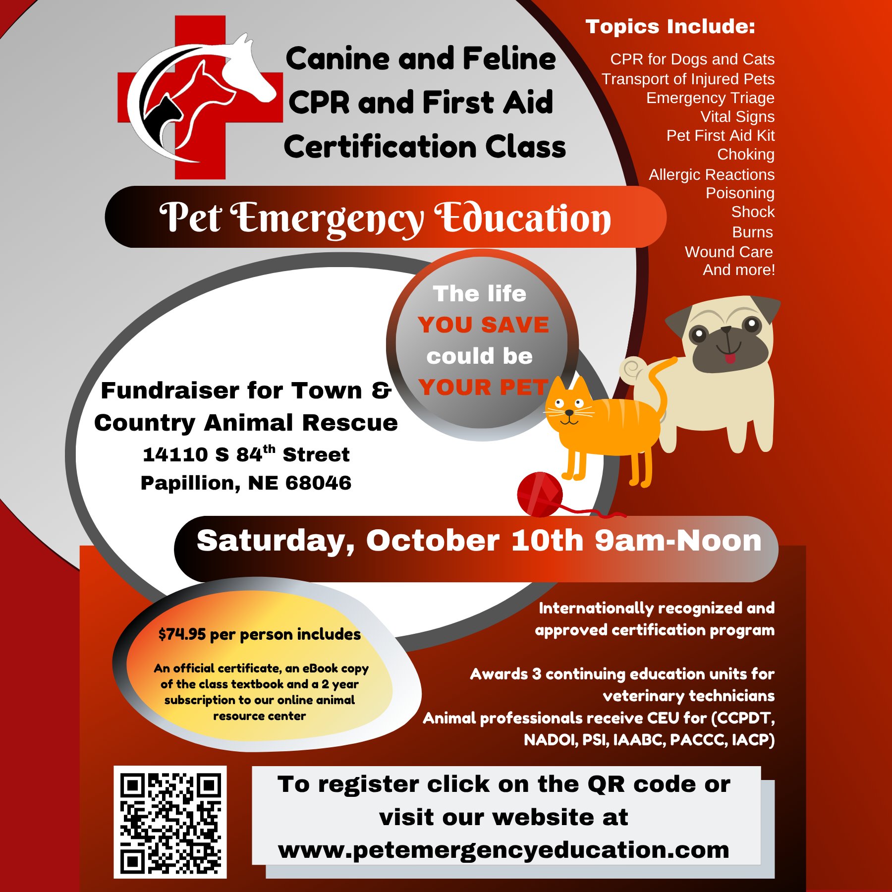 Canine and Feline CPR and First Aid Class