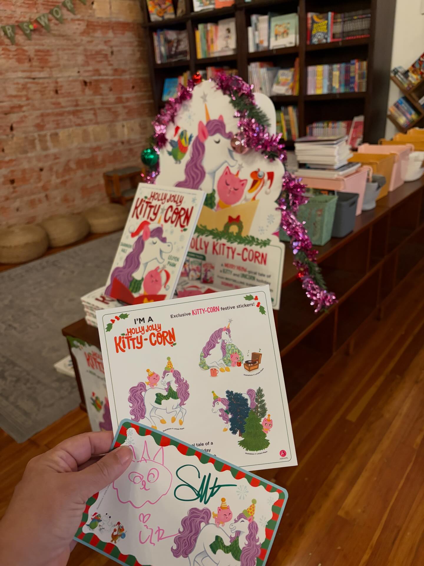 seven - Pick up Holly Jolly Kitty Corn and get a signed book plate and ...