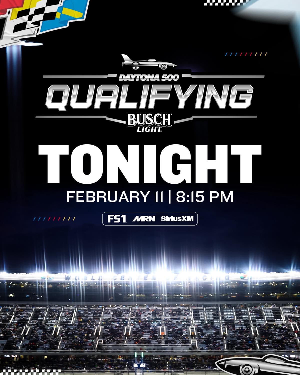 NASCAR - Tonight we set the front row for The Great American Race ...