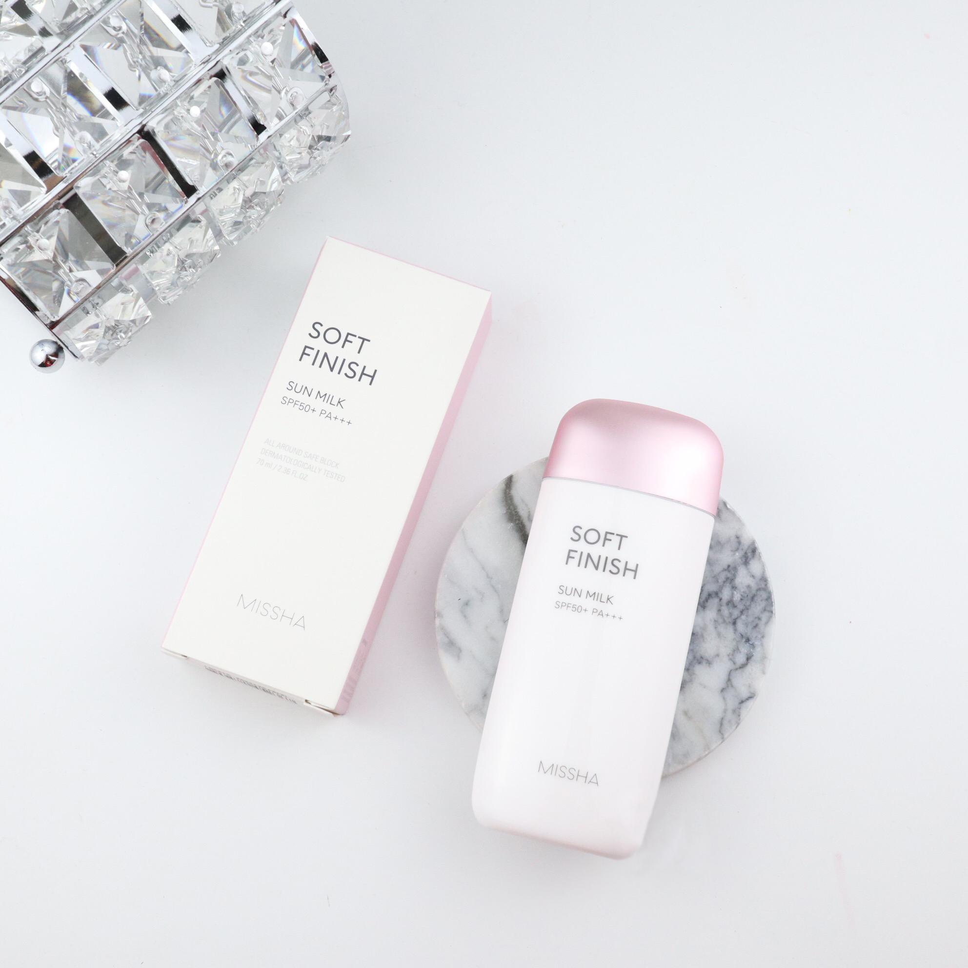 Missha All Around Safe Block Soft Finish Sun Milk SPF50+ PA+++ 70ml - Korean Facial Sunscreen 4 thumbnail image