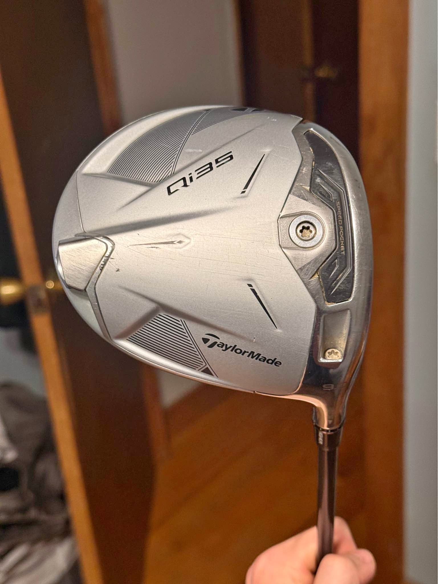 Taylormade Qi35 Designer Series Platinum 9° Driver - Stiff Shaft 