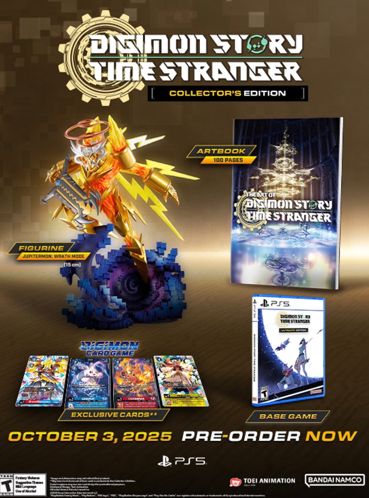 digimon time stranger digital ultimate edition promo card gamestop Amazon.com: Story: Xbox Series X : Bandai Namco: Video Games Time Stranger! Digimon Story Time Stranger Deluxe