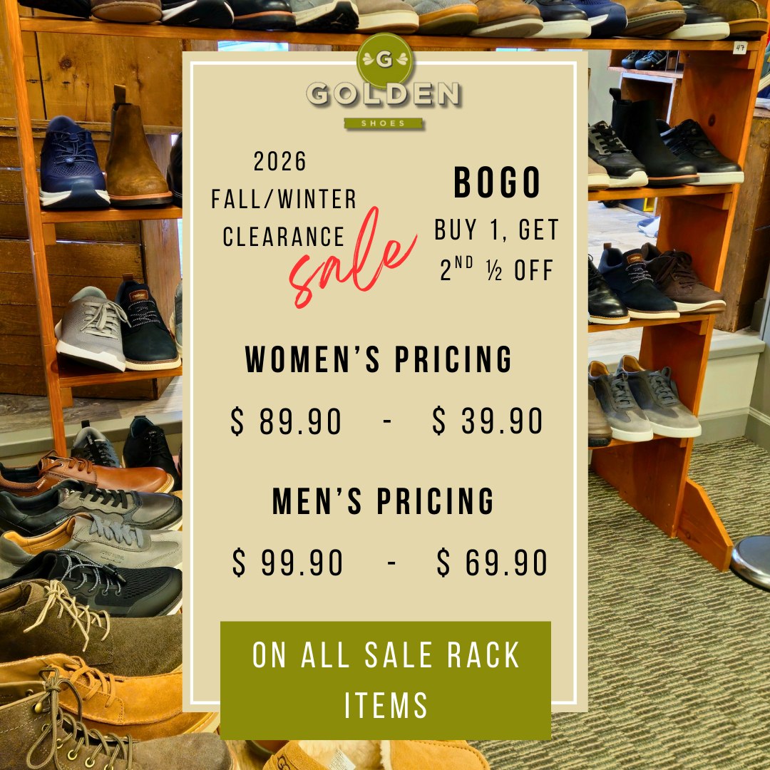 Golden Shoes - 🛍 Sale on Sale! 🛍 All shoes and boots on... | Facebook