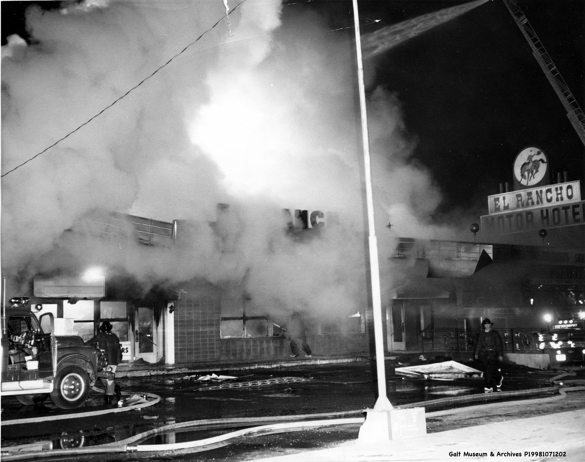 El Rancho Fire 50 years... - Lethbridge Historical Society