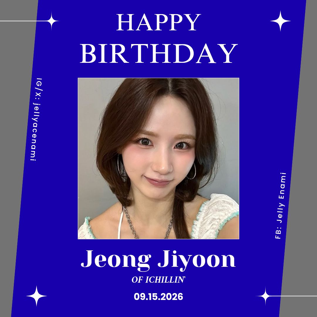 Happy 26th Birthday to ICHILLIN's Jeong Ji-yoon 🥳🎉