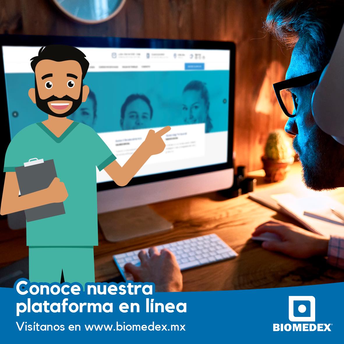 Biomedex - Al contar con nuestra propia plataforma, te... | Facebook