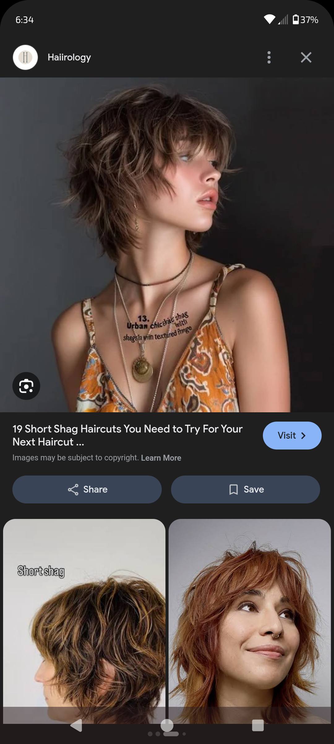 G-RAP【SHAG G】 Short shag hair cut with layers and face framing in Palatka, Florida?