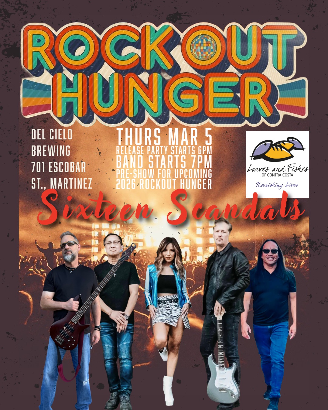 80’S PRE-SHOW for 2026 RockOut Hunger!