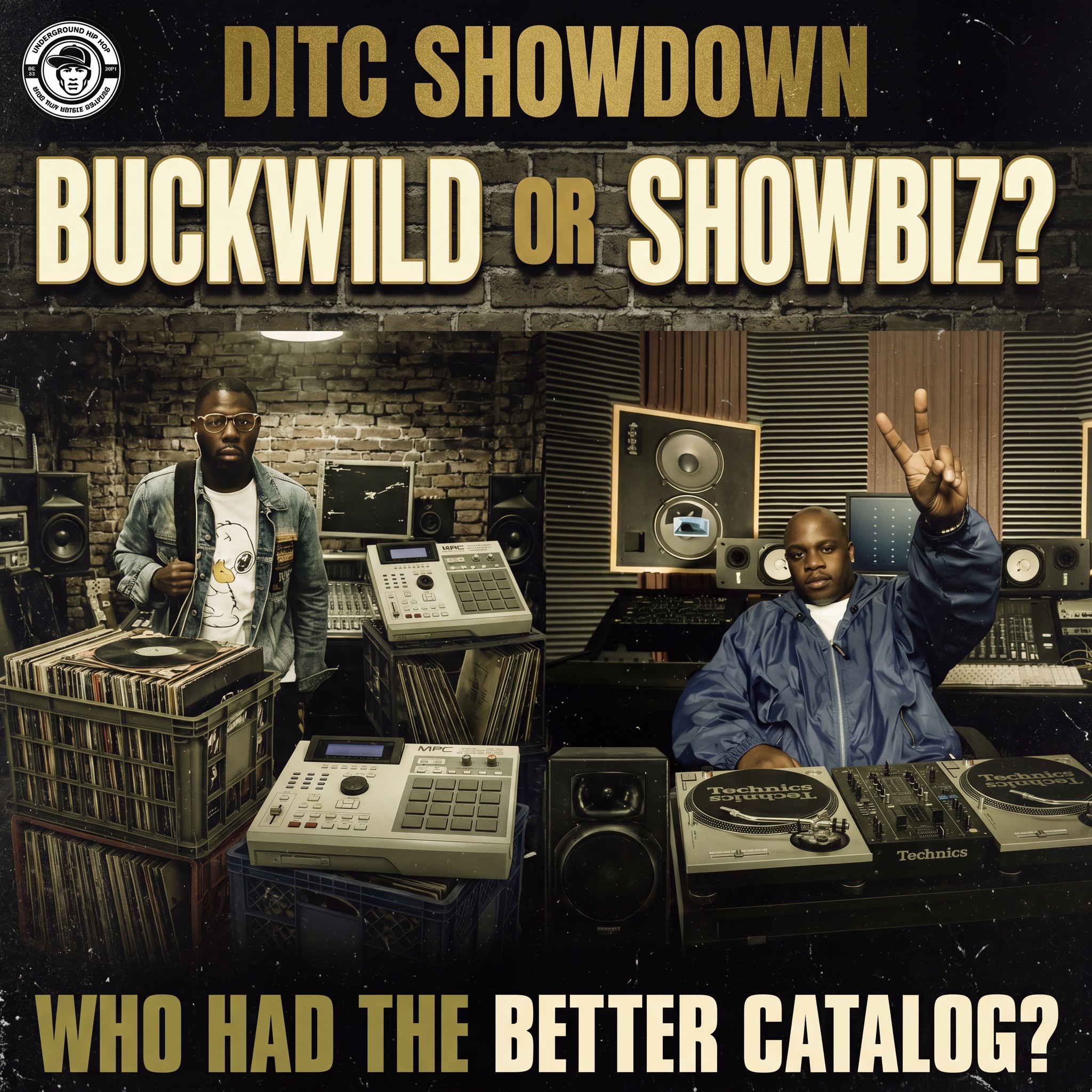 Underground - ?Buckwild vs DITC legend Showbiz? ✓ The Diggin 