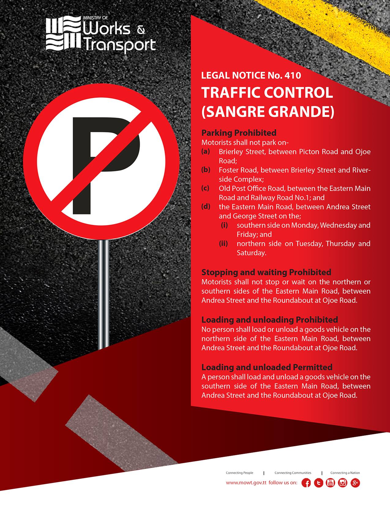 Ministry of Works and Infrastructure Trinidad & Tobago - Parking ...