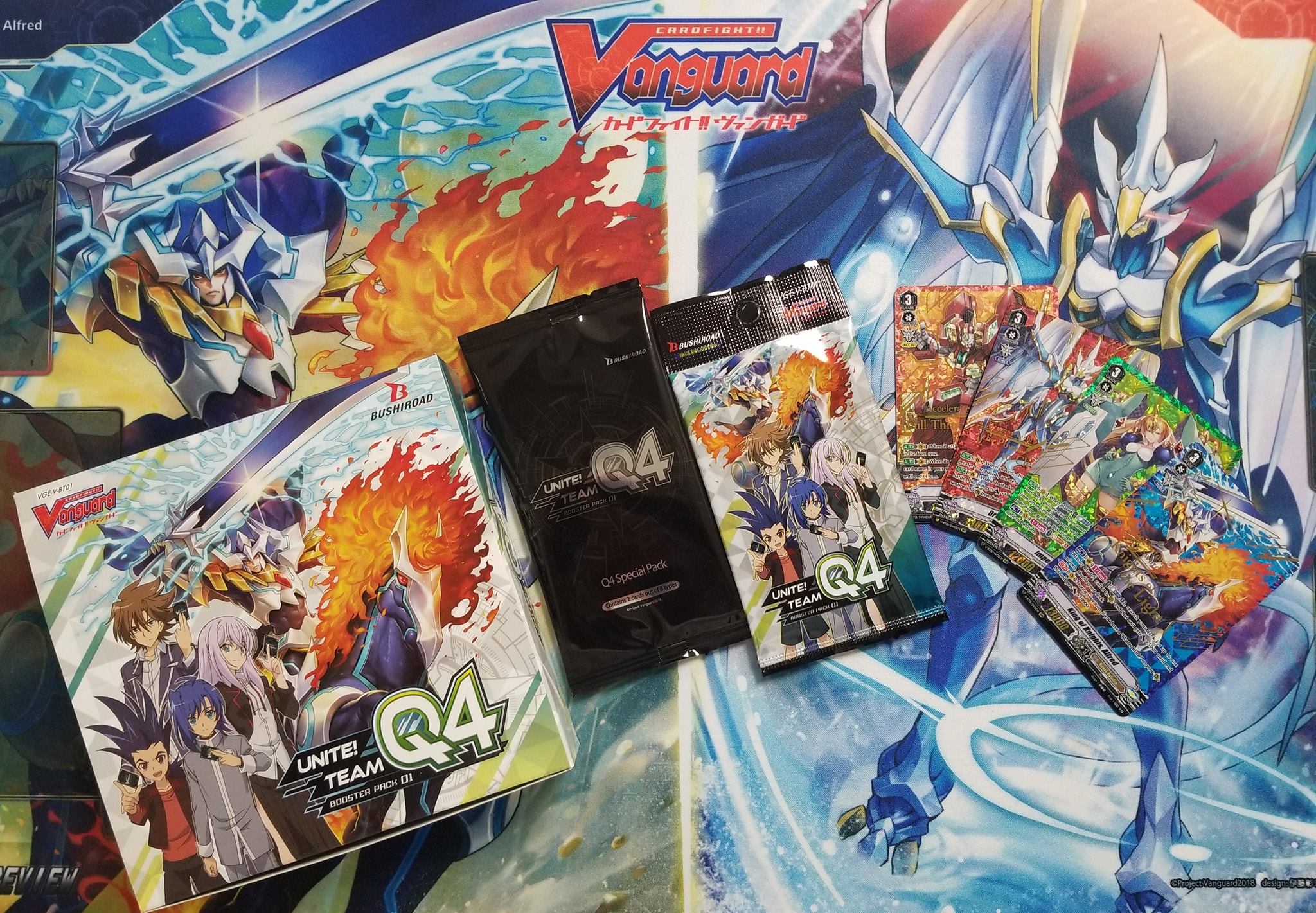 unite team q4 booster box Amazon.com: Cardfight Vanguard VGE-V-BT01-EN Display of 16 Packets, Multi : Toys & Games King of Knights, Alfred -