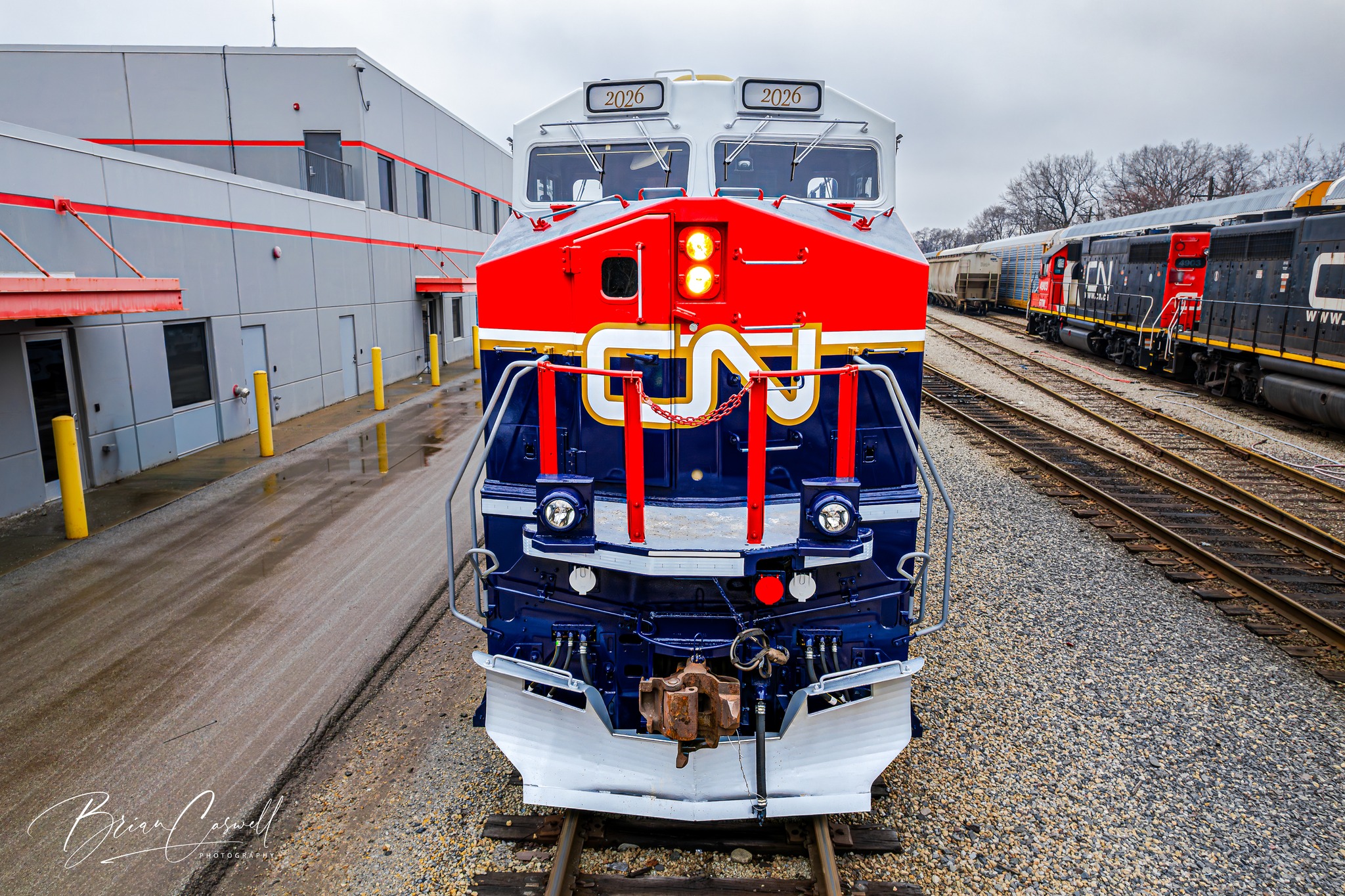 CN Z194 train debuts America 250 design