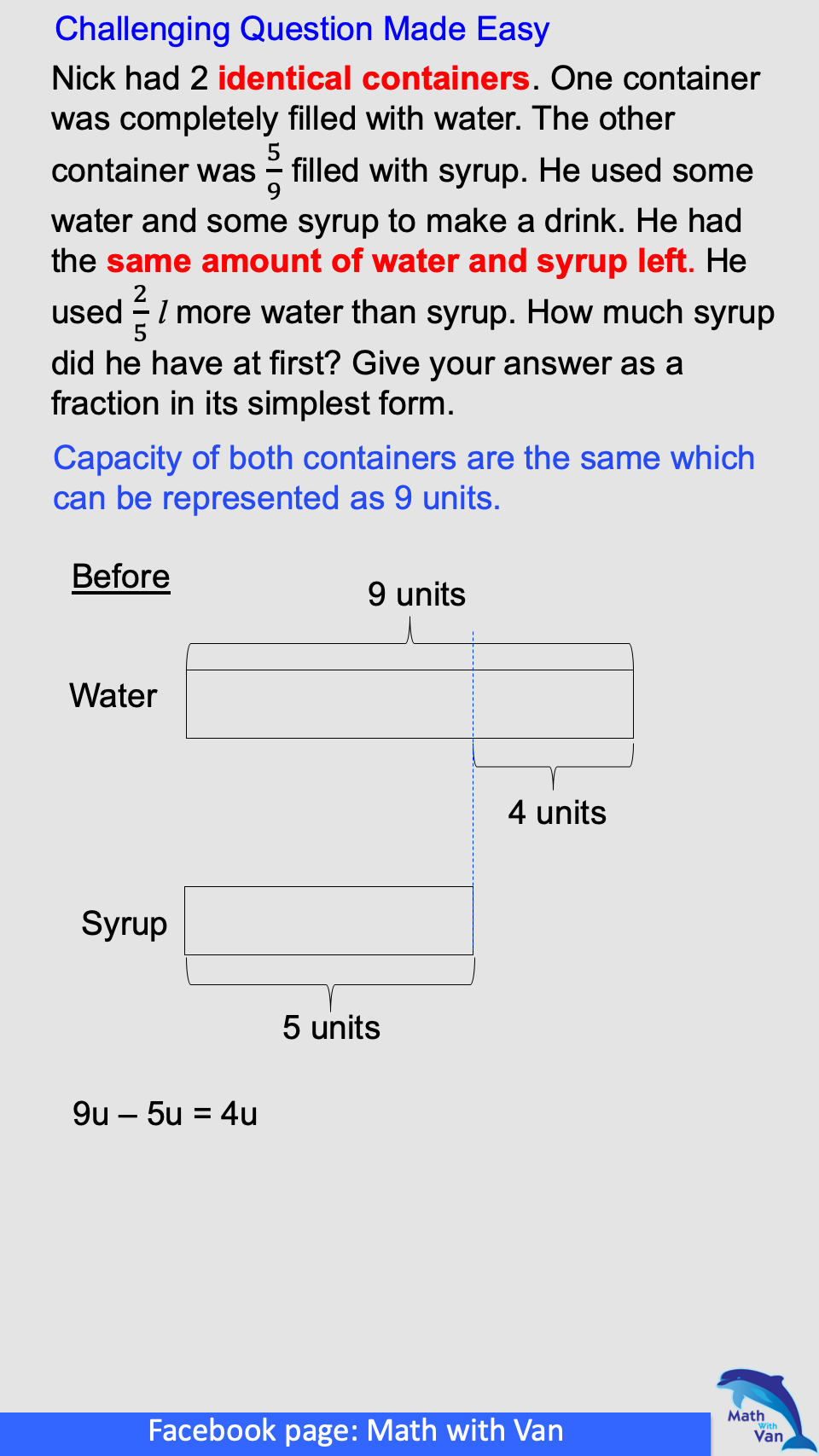 Math with Van - Solving primary school math is easy when... | Facebook