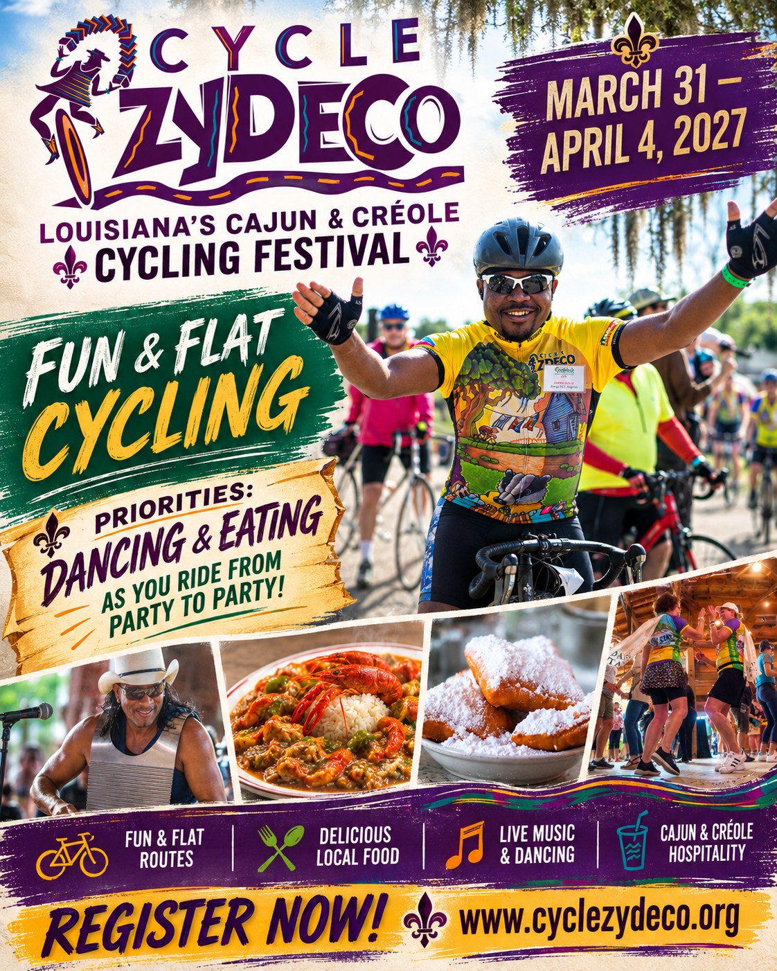 Cycle Zydeco | Lafayette LA