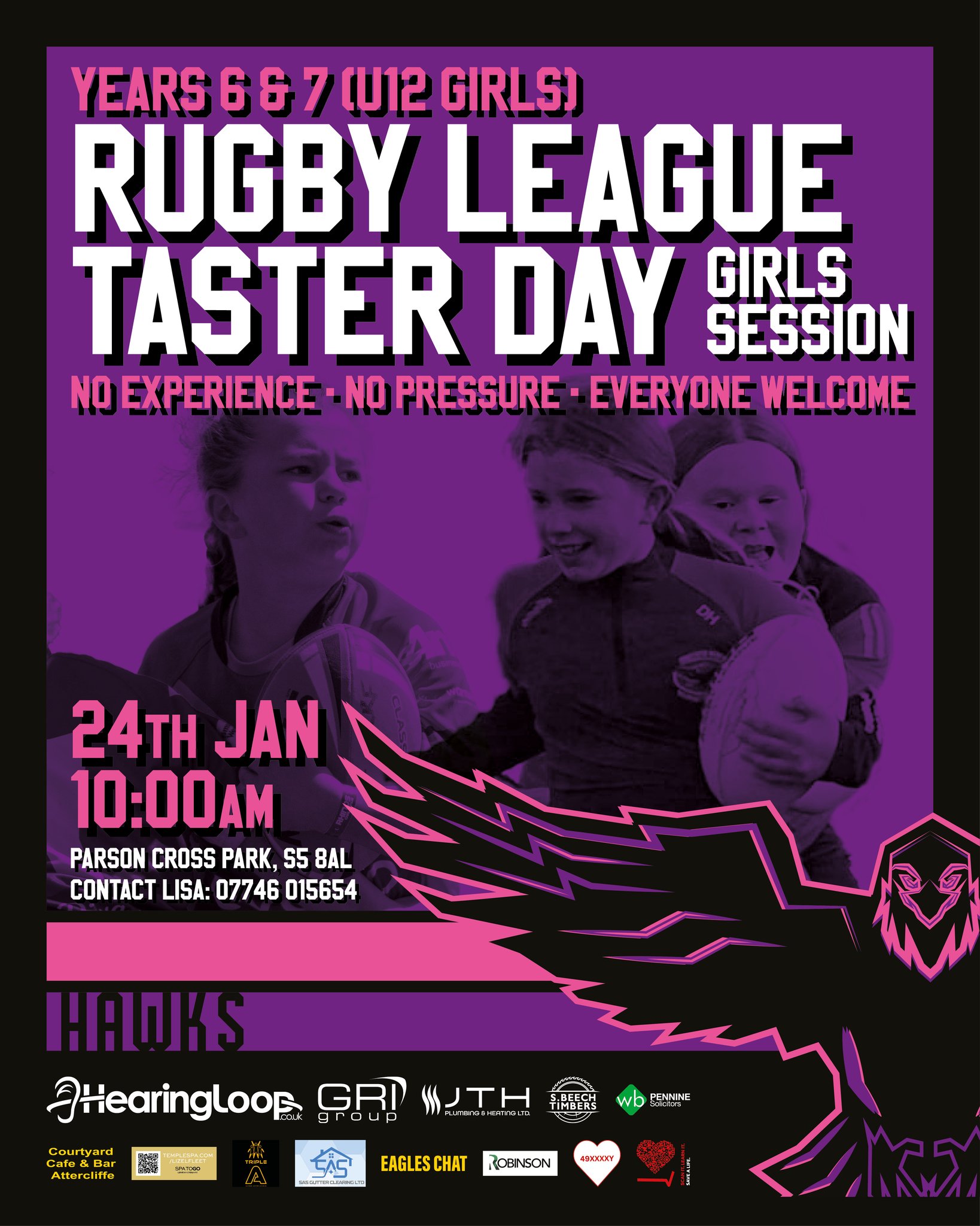 Sheffield - 🟥🟨 THIS SATURDAY | U12 GIRLS RUGBY LEAGUE TASTER 🟨🟥 👧 Girls ...