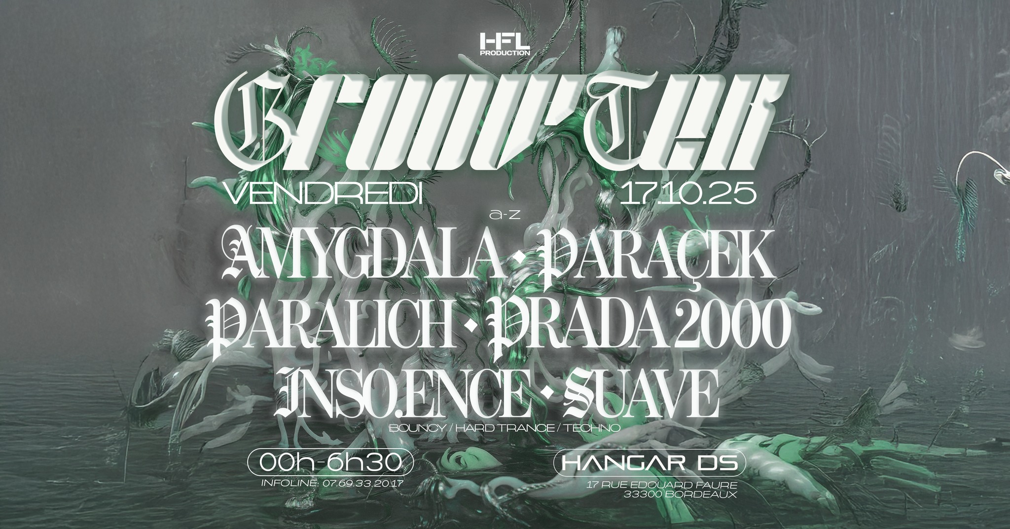 GROOV'TEK w/ AMYGDALA / PARAÇEK / PARALICH / PRADA2000 / INSO.ENCE / SUAVĒ