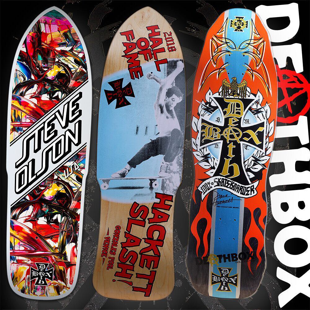 Deathbox HACKETT スケートボード デッキ 8.75インチ ストリート系スポーツ