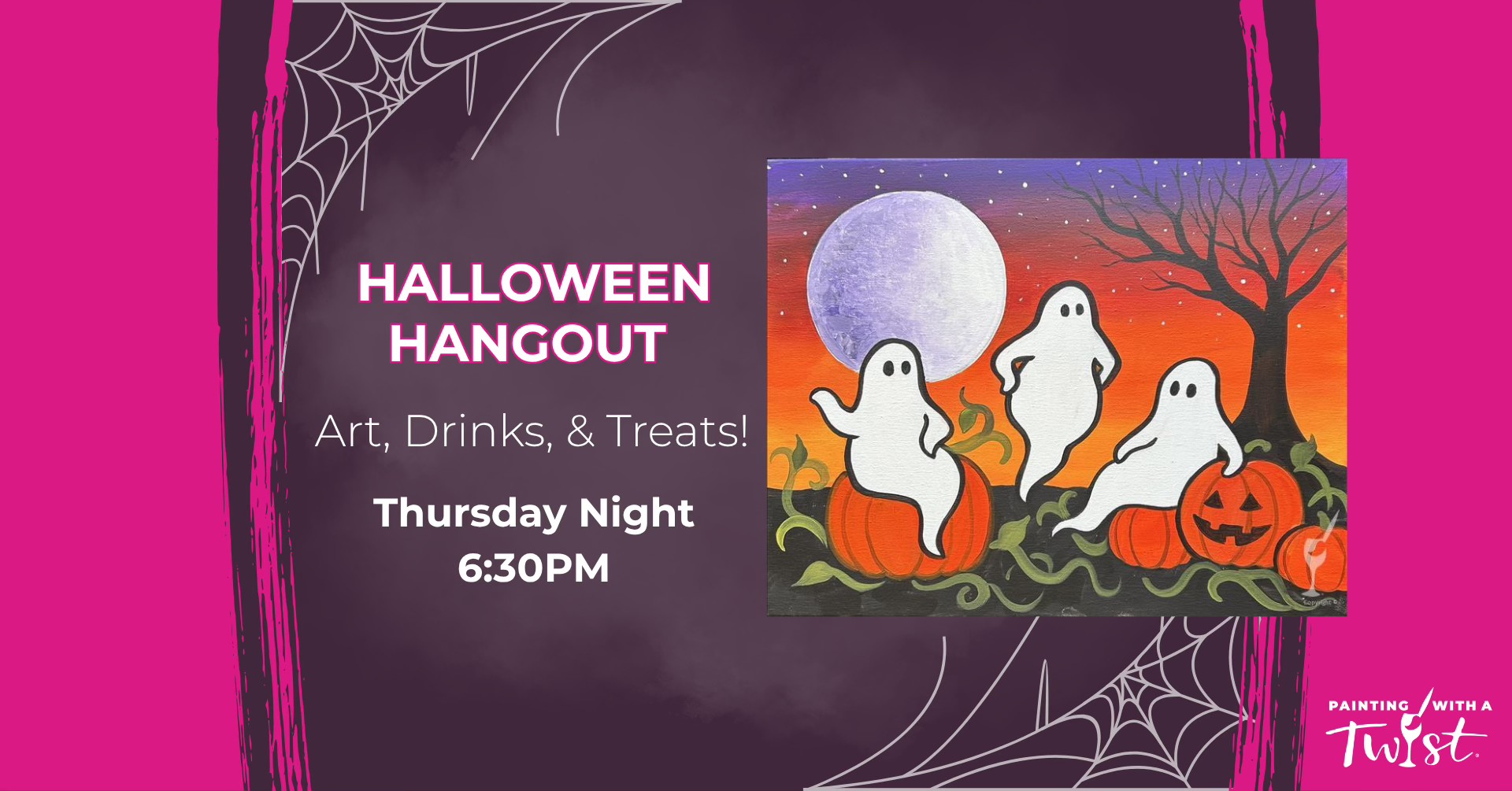 Halloween Hangout: Paint & Sip Party