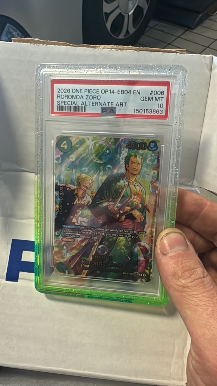 Zoro Manga PSA 10 from OP06 — SOLD this Friyay! 👋 Absolute