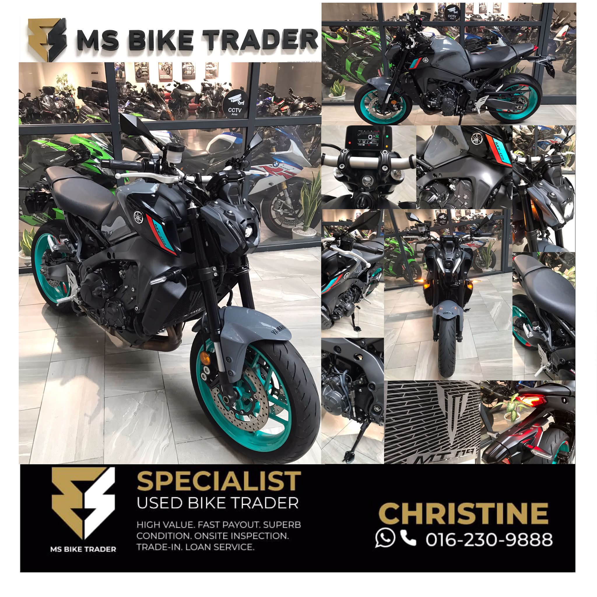 MS - MS BIKE TRADER 📣📣📣Used Bike For Sale 🏍2023 Yamaha MT-09