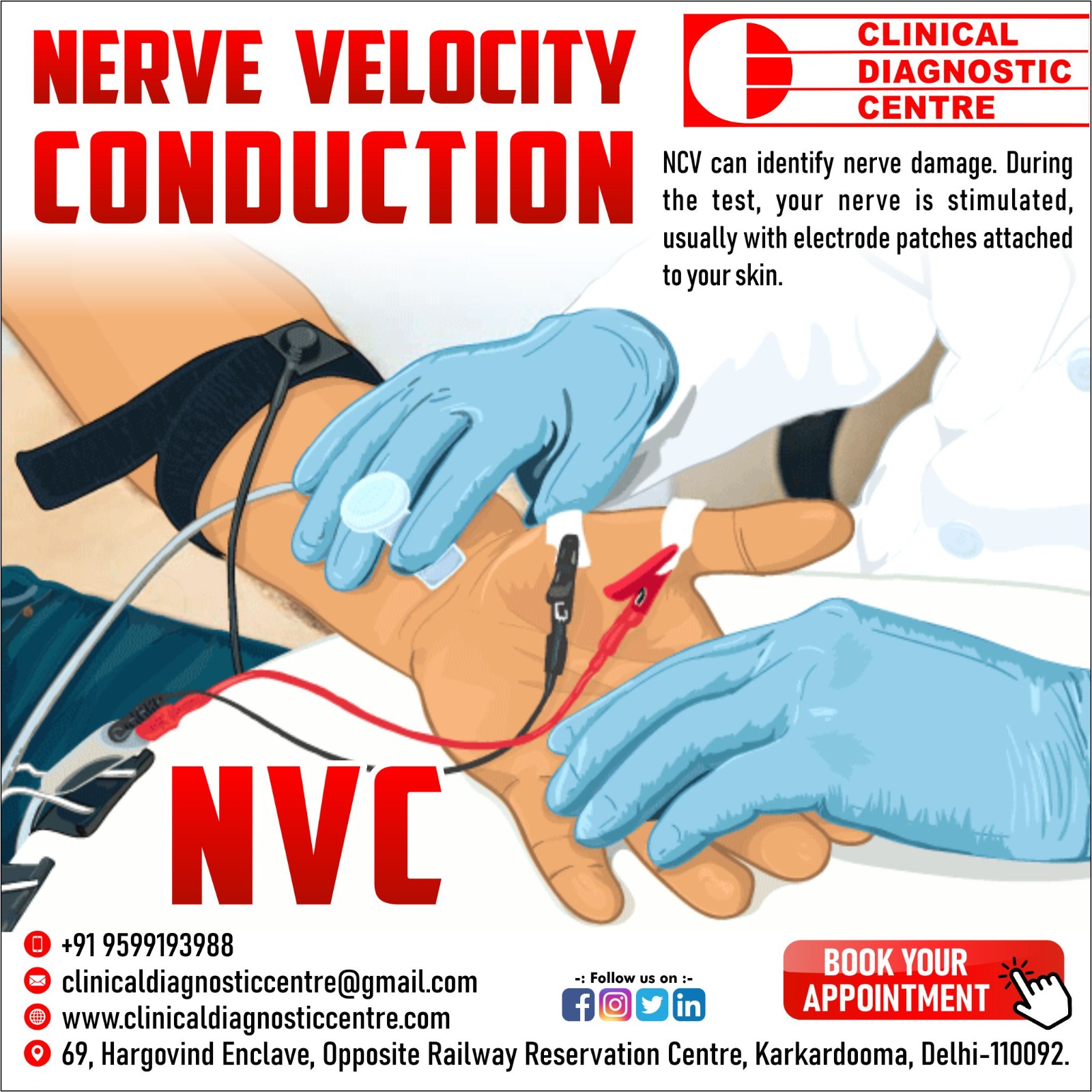 Clinical - Clinical Diagnostic Centre A nerve conduction velocity (NCV ...