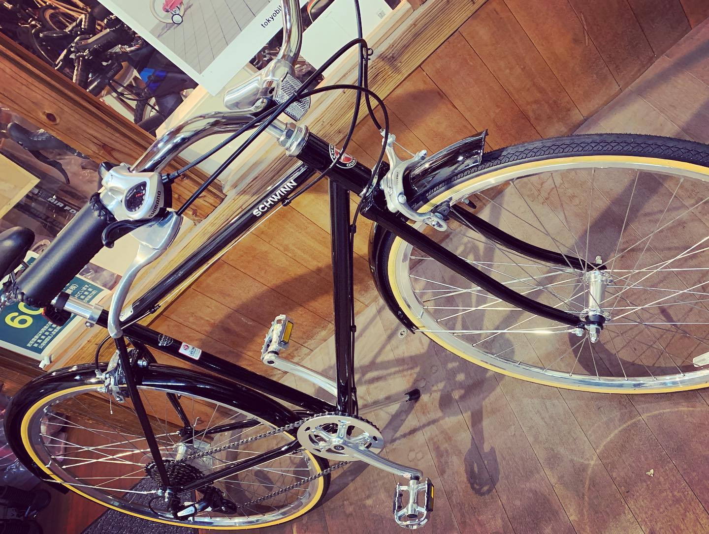 シュウィン #schwinn #belfield #ベルフィールド #アーバンバイク #街 