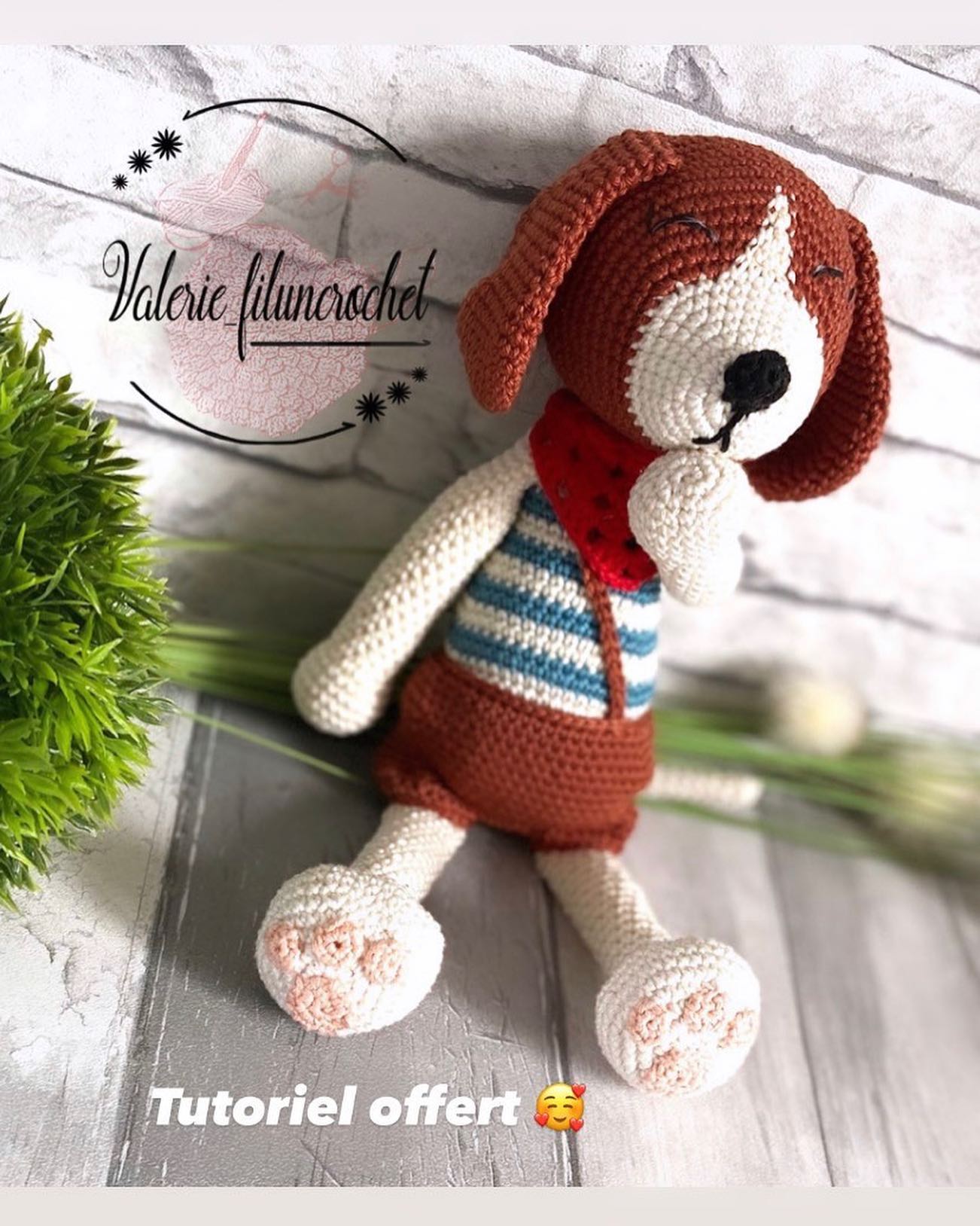 Amigurumi Chien Au Crochet Modele Gratuit