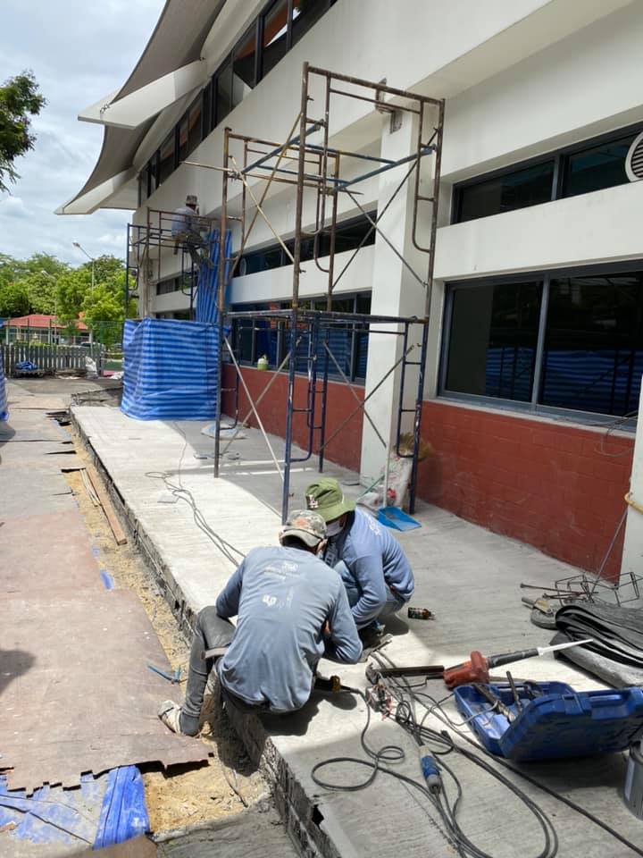 Novcon Co.,Ltd. - เริ่มงานติดตั้งโครงเหล็กผนังและหลังคา......