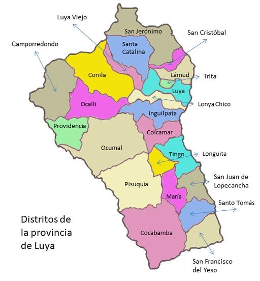 Luya Y Sus 23 Distritos... - Luya Y Sus 23 Distritos Al Día