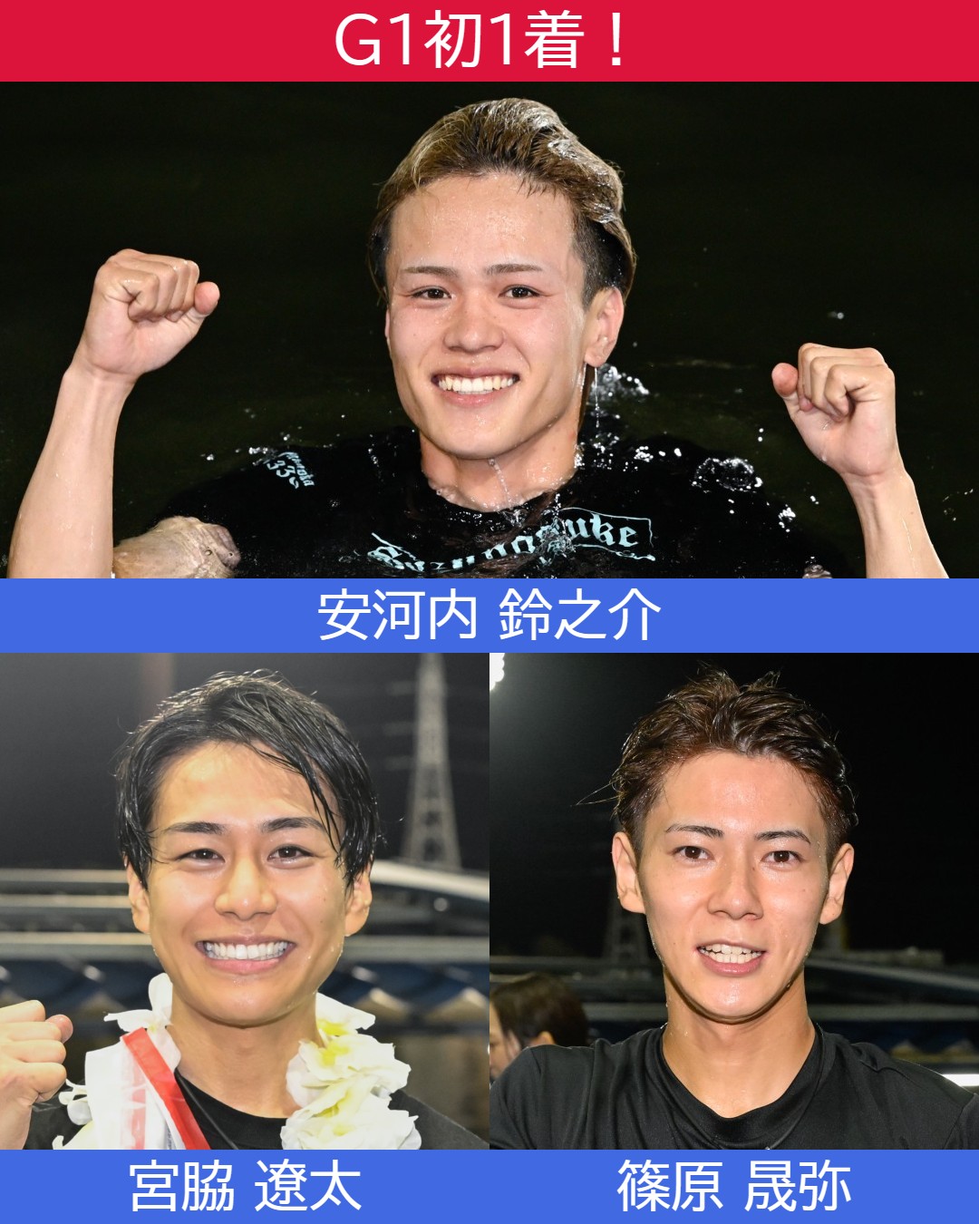 最終日「GⅠマスターズチャンピオン」（下関）＞ ☆原田幸哉が最年少