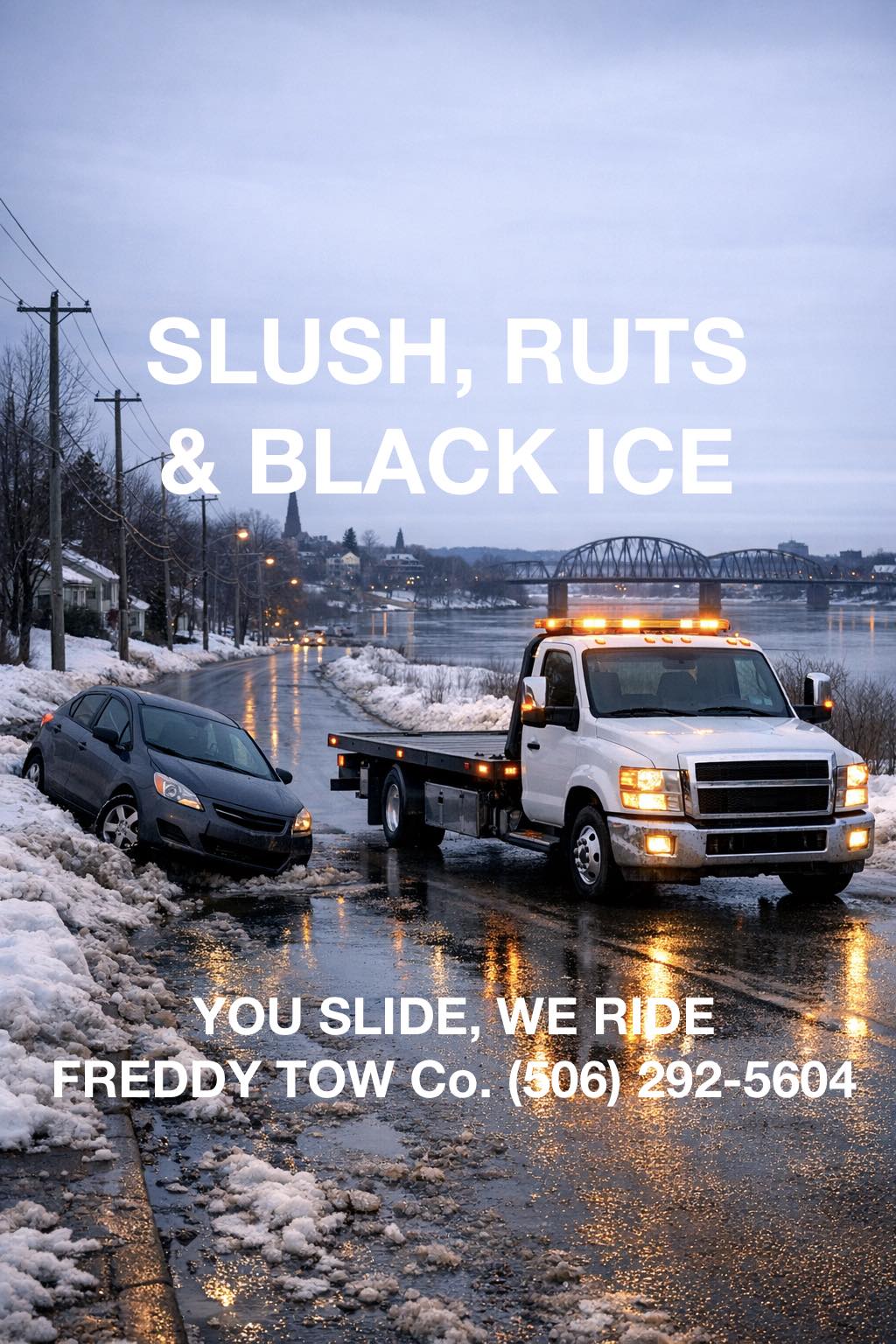 Freddy Beach’s famous “fake... - Fredericton Towing Company | Facebook