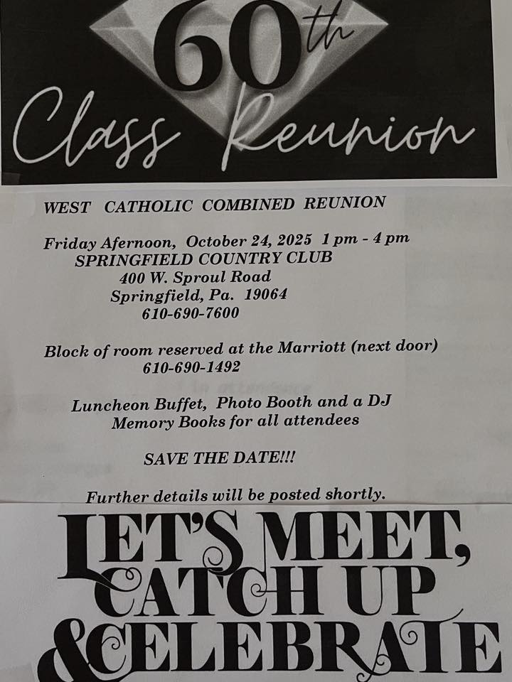 WC 60th Reunion class of 65 | Our Reunion Details | Facebook
