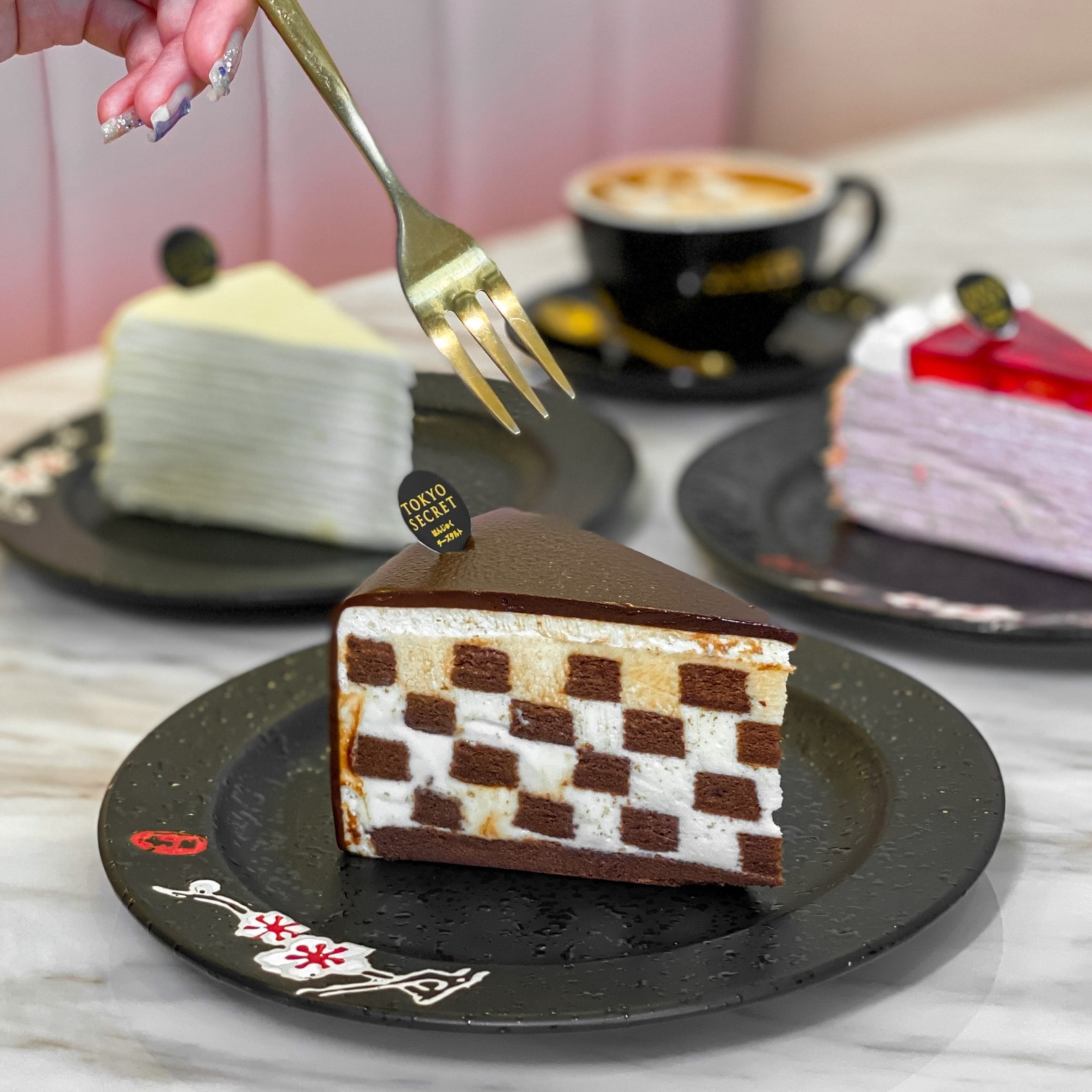 Tokyo Secret - Have you try our Chocolate Checkered Cake?... | Facebook