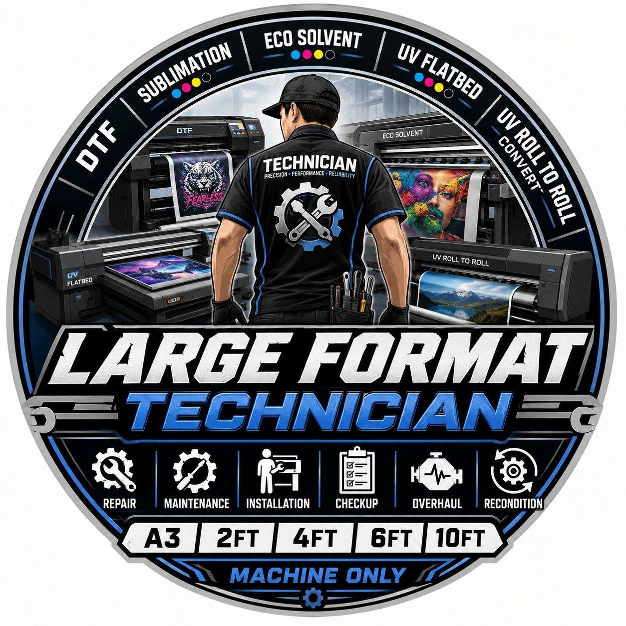 Brent LargeFormat Printer Technician on Reels