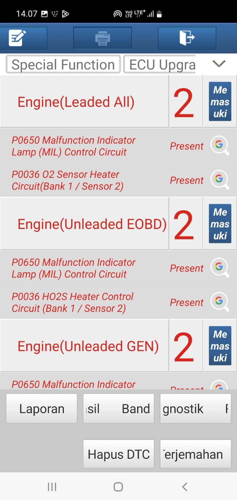 Ijin tanya kalau kayak gini servis ecu atau ganti sensor 02 ya untuk ...