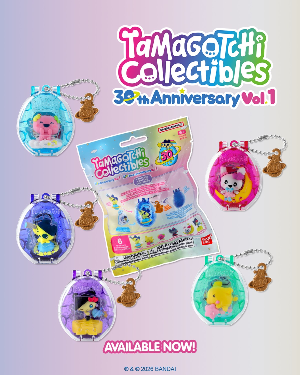30 years of Tamagotchi, now in collectible form! 🎉💙 Tamagotchi