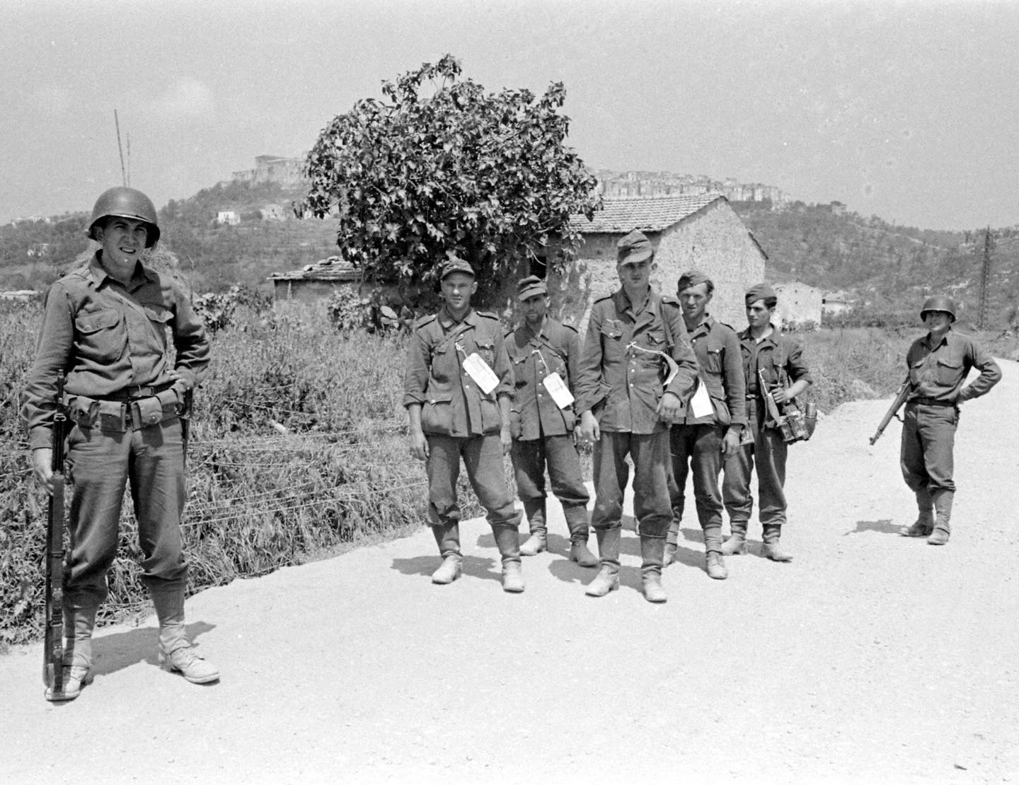US Soldiers take a break in the Lazio region of Italy - 1944 LIFE