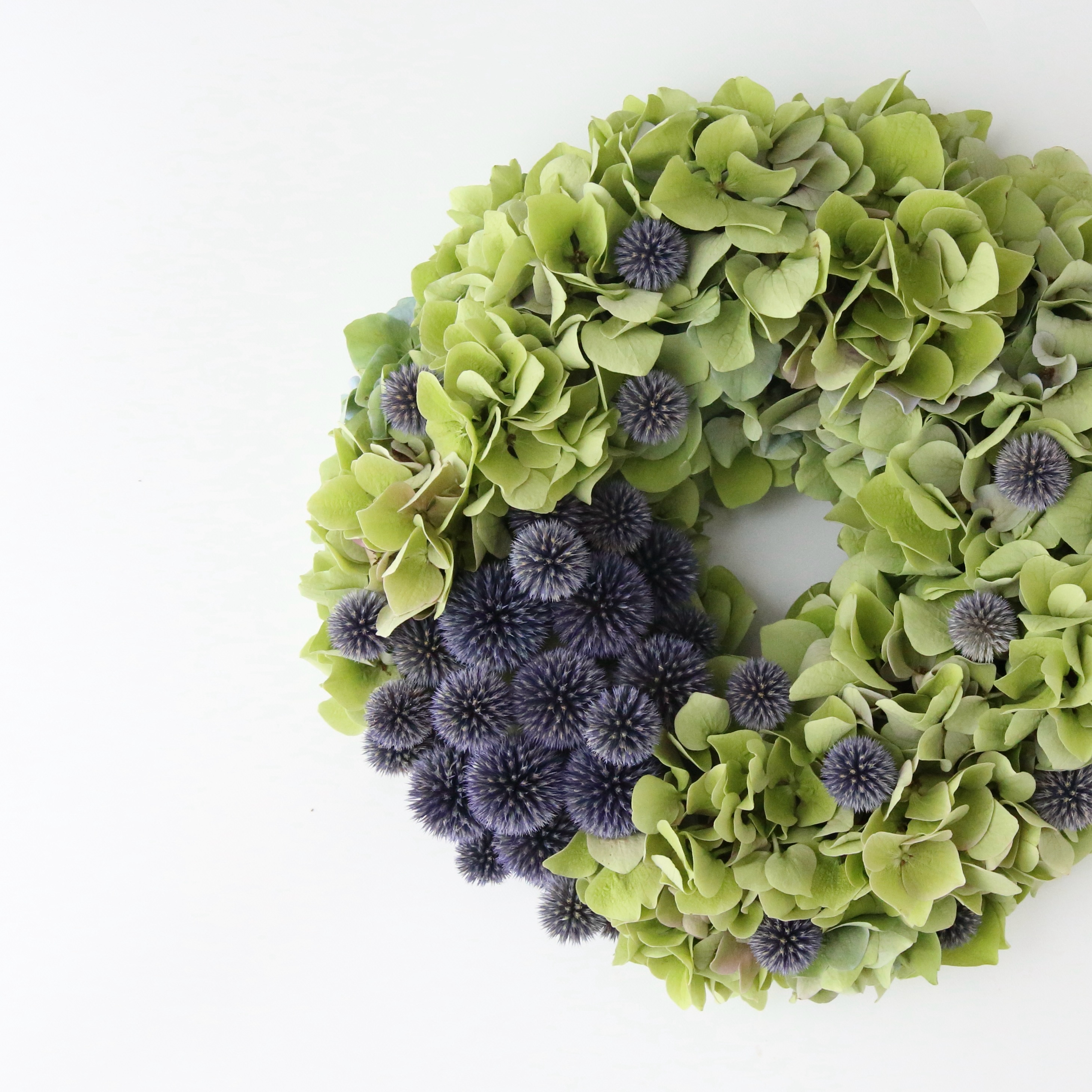 ユーカリとスターチスのリース。 #ユーカリ #ユーカリリース #宙花