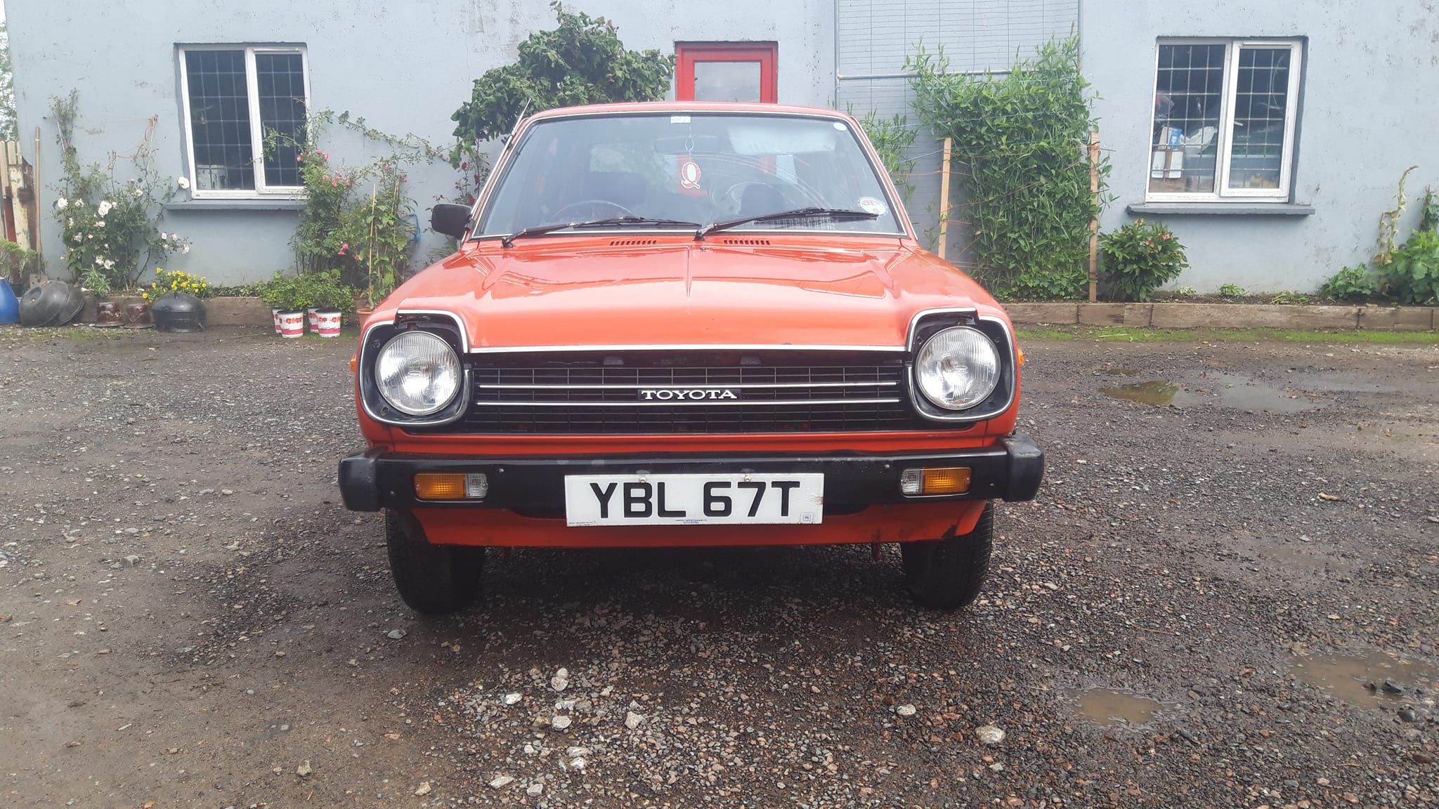 Here is my 1979 4 door kp starlet only 38000 miles on it . Bought