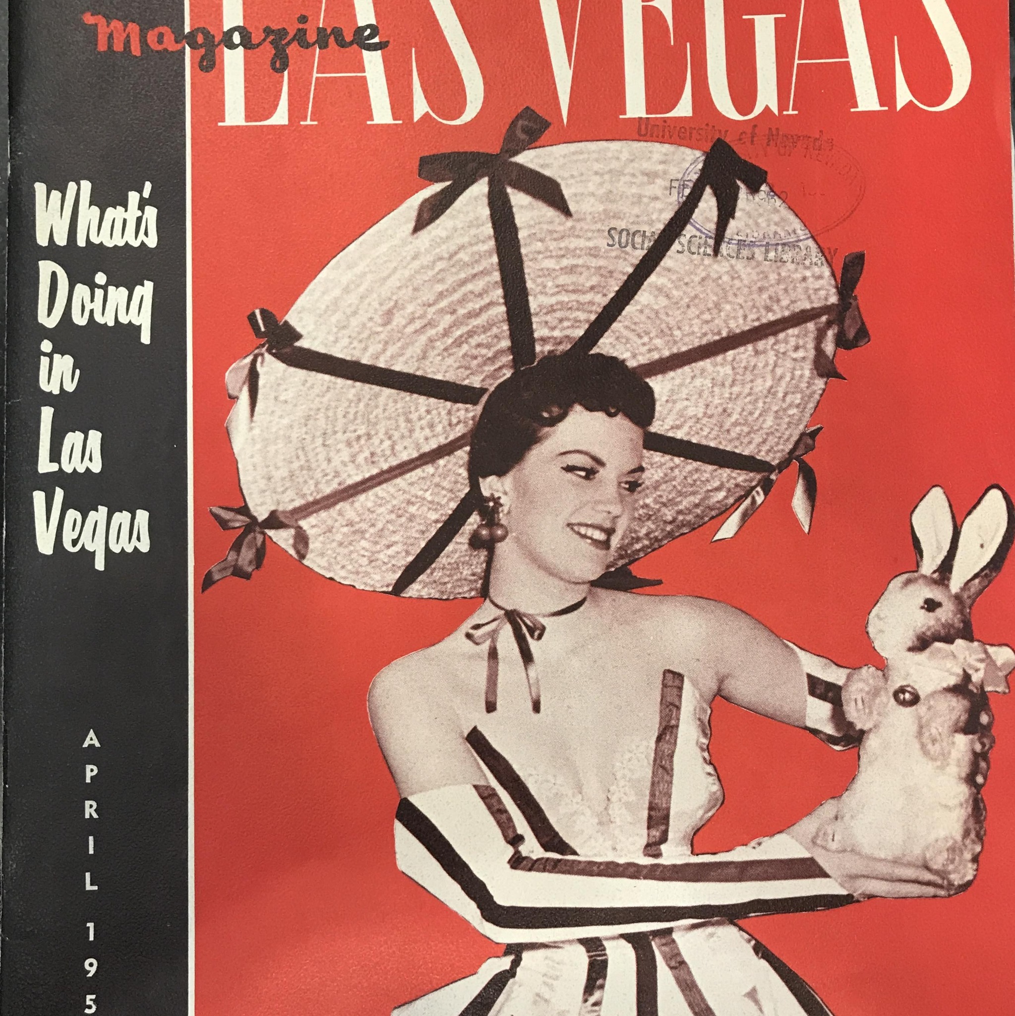 UNLV - Another classic Las Vegas magazine cover from the 1950s 