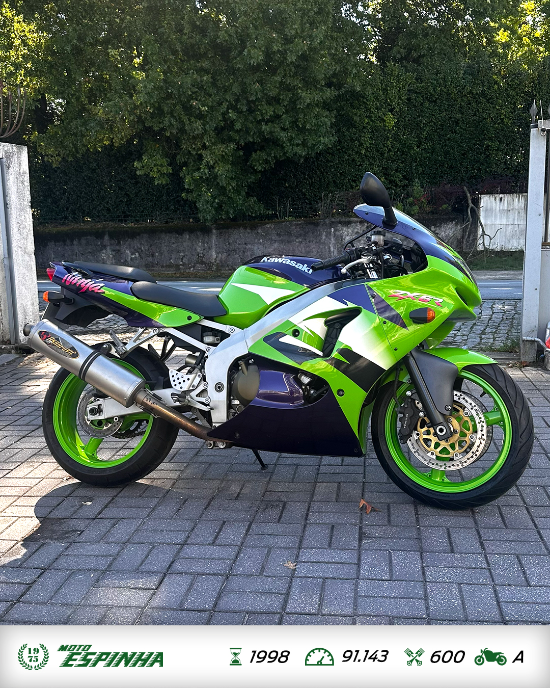 Oportunidade: Kawasaki Ninja ZX-6R Performance Ano: 1998 91.143 km