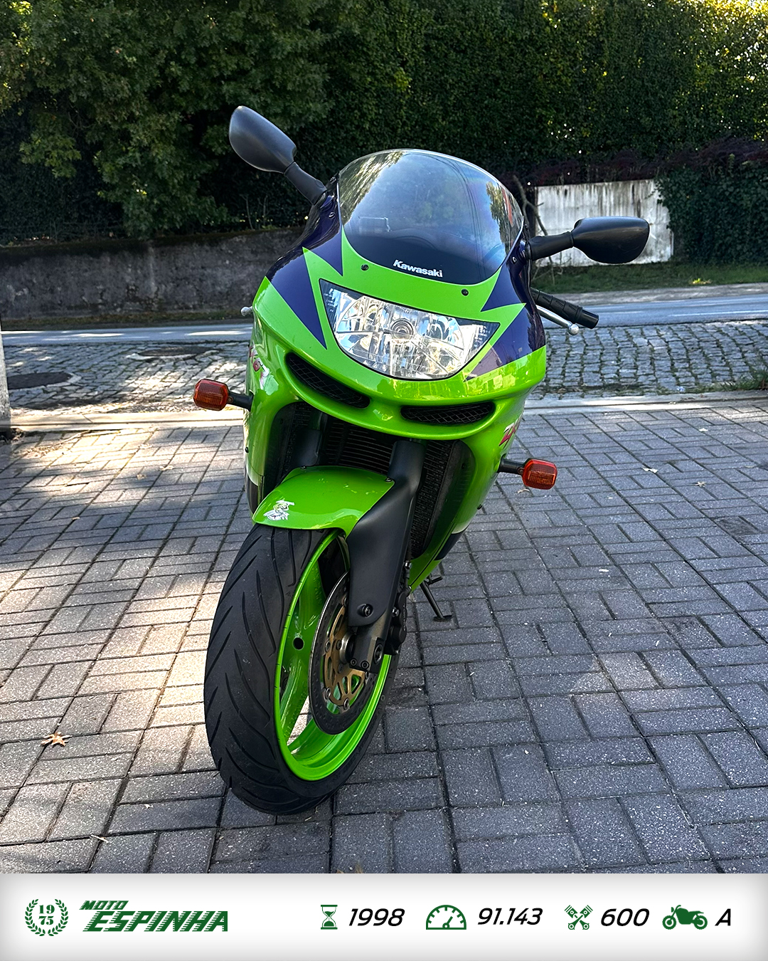 Oportunidade: Kawasaki Ninja ZX-6R Performance Ano: 1998 91.143 km