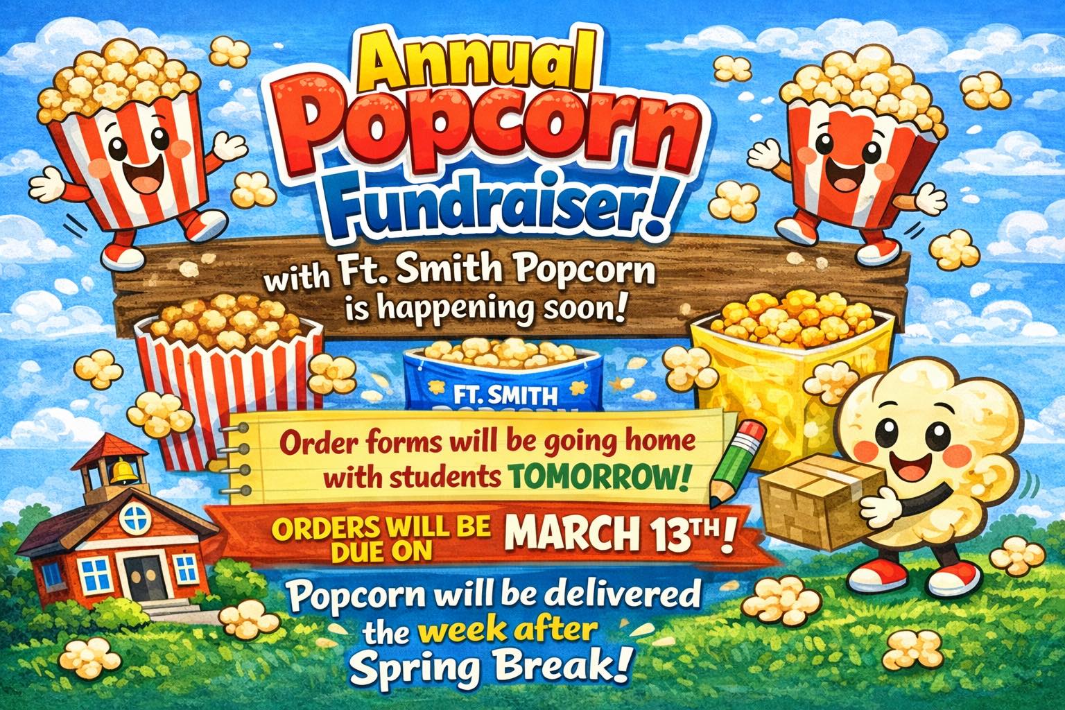 Malvern - 🍿🎉 It’s Almost Time for Our Annual Popcorn Fundraiser! 🎉🍿 We ...