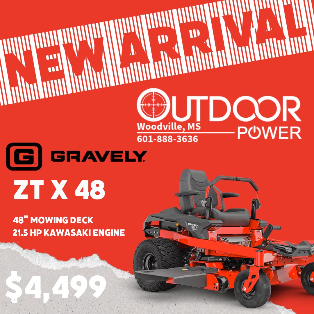 Largest selection of Gravely mowers in Miss-Lou region